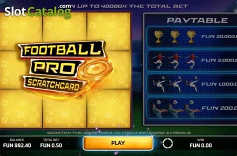 Football Pro Scratchcard Netbet