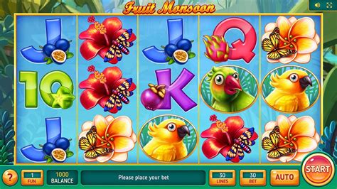 Fruit Monsoon Slot Gratis