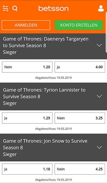 Game Of Thrones Betsson