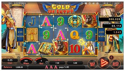 Gold Of Egypt Slot - Play Online