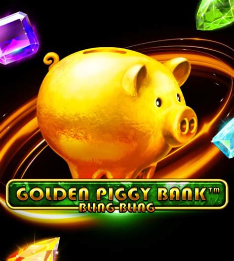 Golden Piggy Bank Bling Bling Bwin