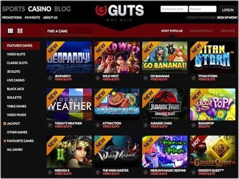 Guts Casino Aplicacao