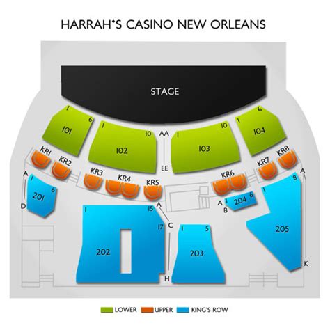 Harrahs Casino New Orleans Piso Plano