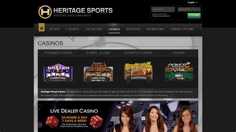 Heritage Sports Casino Aplicacao