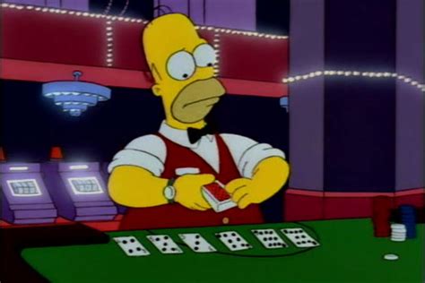 Homer Dealer De Blackjack