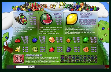 Horn Of Plenty Slot - Play Online