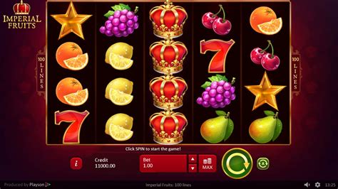 Imperial Fruits 100 Lines Betano