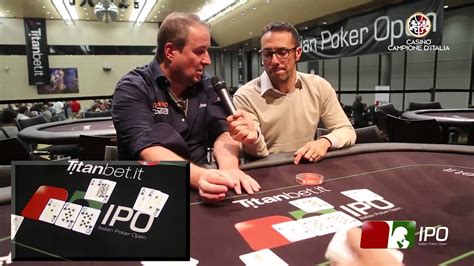 Italian Poker Open Blog