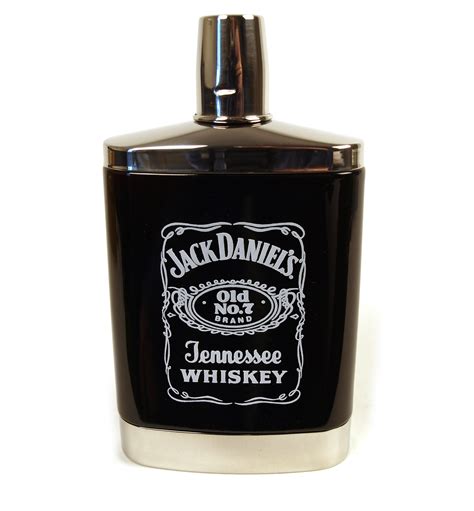 Jack Daniels Vidro Preto Hip Flask