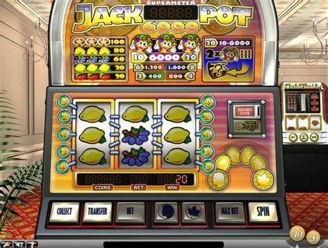 Jackpot 6000 Slot Machine Netbet