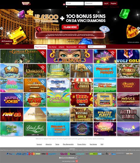 Jackpot Strike Casino Apostas