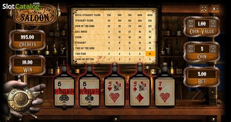 Jacks Or Better Saloon Slot - Play Online