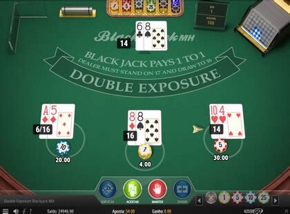 Jogar Double Exposure Blackjack Com Dinheiro Real