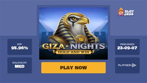 Jogar Giza Nights Hold And Win Com Dinheiro Real