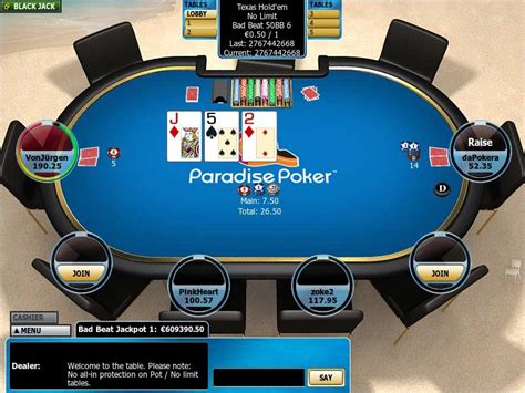 Jogar Paradise Poker 3d Com Dinheiro Real
