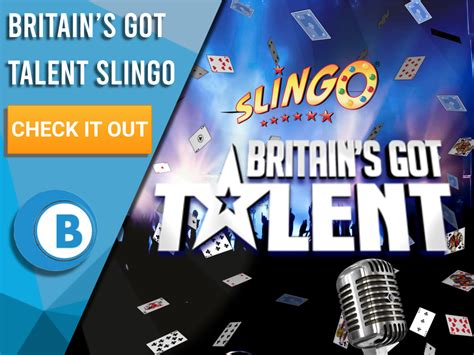 Jogar Slingo Britian S Got Talent Com Dinheiro Real
