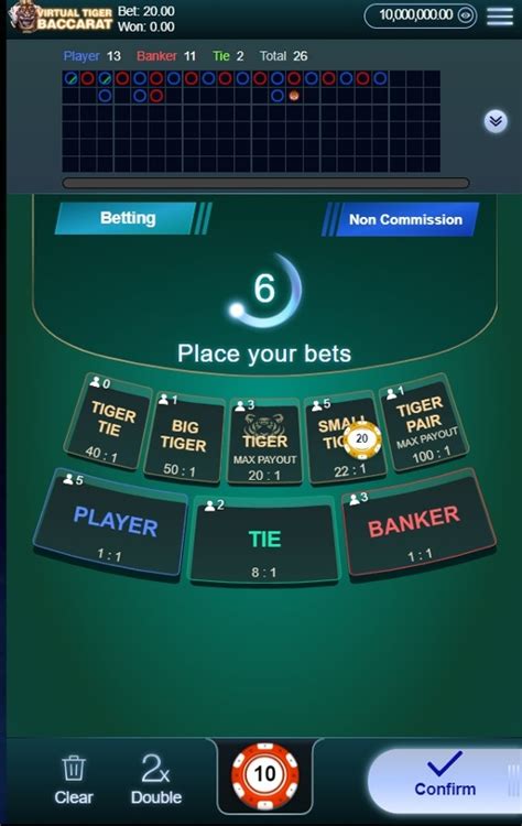 Jogar Virtual Tiger Baccarat Com Dinheiro Real