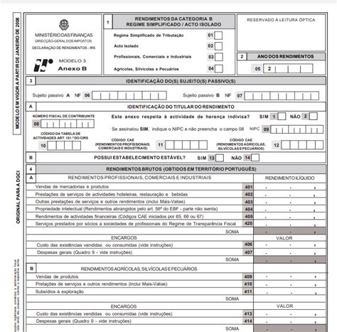 Jogo De Formularios Do Irs