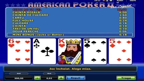 Jogos De Pacanele American Poker 2