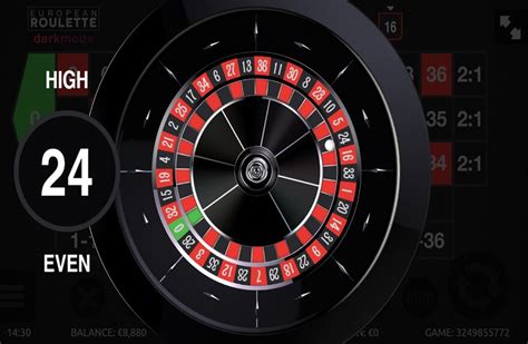Jogue European Roulette Darkmode Online