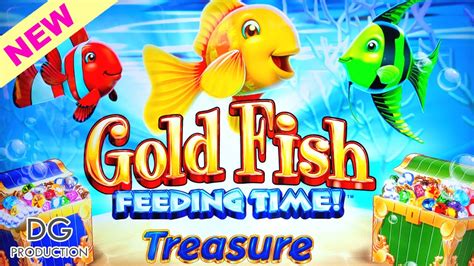 Jogue Gold Fish Feeding Time Deluxe Treasure Online