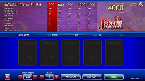 Jogue Joker Poker Espresso Online