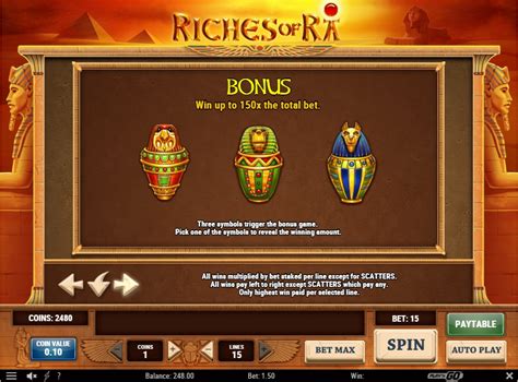 Jogue Riches Of Ra Online