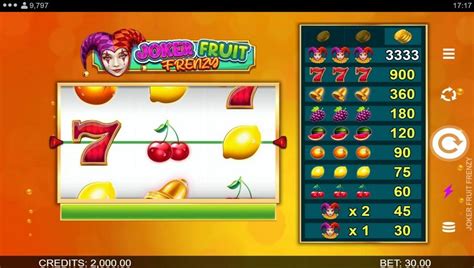 Joker Fruit Frenzy Slot Gratis