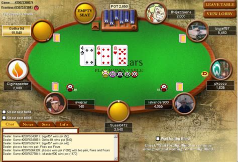 Jouer Au Poker En Ligne Gratuit En Francais