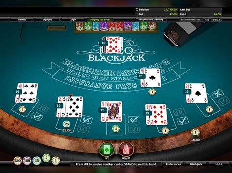 Juegos De Blackjack En Linea