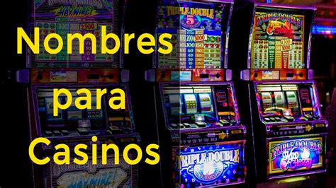 Juegos De Casino Y Sus Nombres