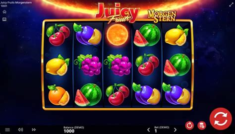 Juicy Fruits Morgenstern Novibet