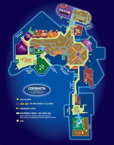 Jupiters Casino Mapa