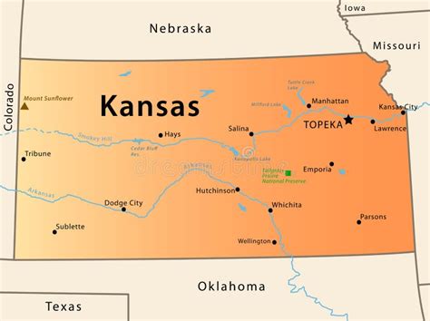 Kansas Estrelas Cassino Mapa