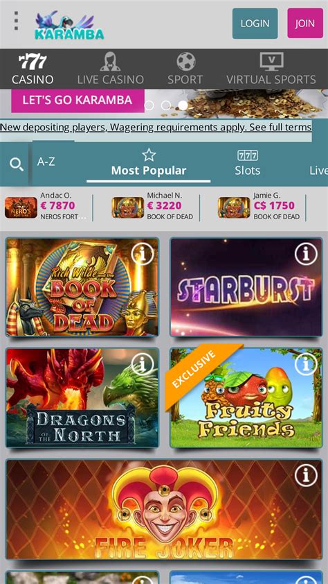 Karamba Casino Apk