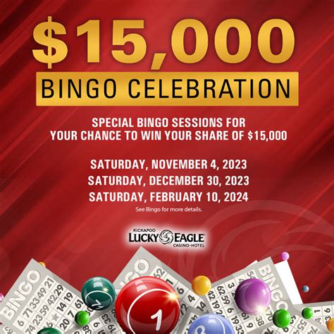 Kickapoo Sorte Eagle Casino Bingo Horas