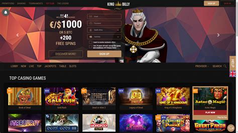 King Billy Casino Codigo Promocional