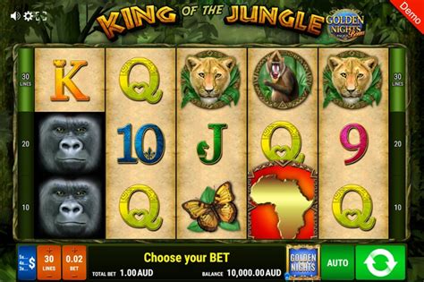 King Of The Jungle Golden Nights Bonus 888 Casino