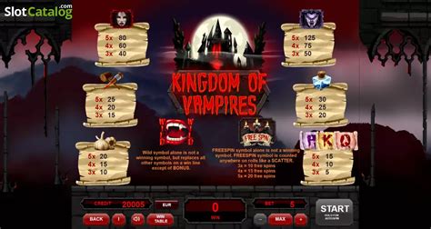 Kingdom Of Vampires Slot - Play Online