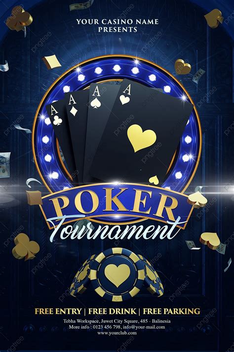 Livre Torneio De Poker Flyer Modelo