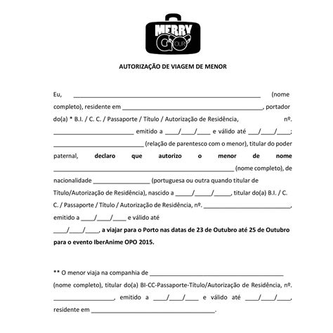 Loucura Slot Formulario De Autorizacao De