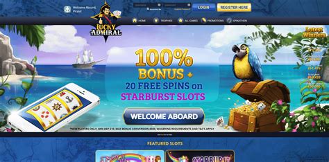 Lucky Admiral Casino Bonus