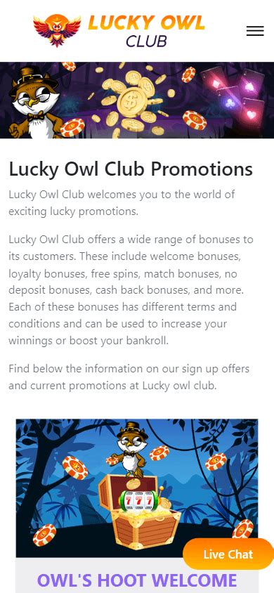 Lucky Owl Club Casino App
