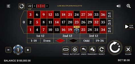 Luxe Roulette Multipliers Pokerstars