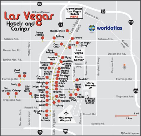 Mapa De Casino Resorts Em Arizona