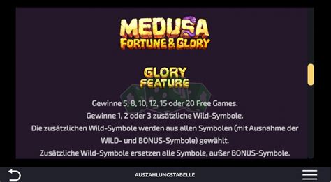 Medusa Fortune Glory Betfair