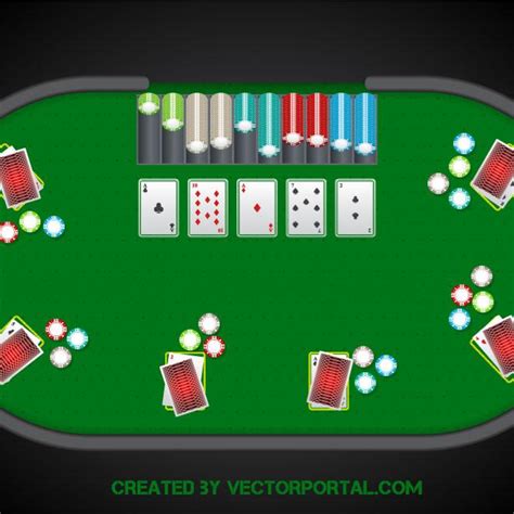 Mesa De Poker Clipart