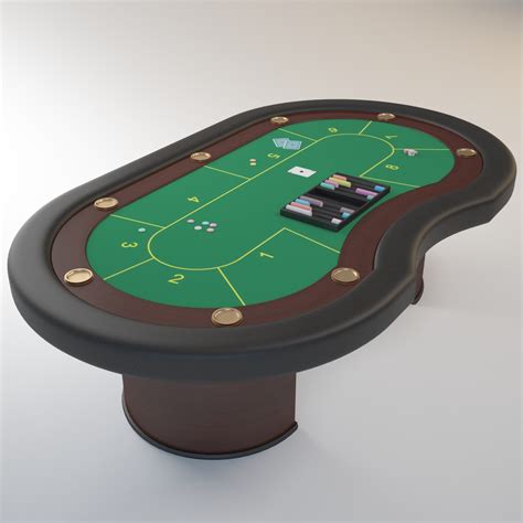 Mesa De Poker Modelo 3d Gratis