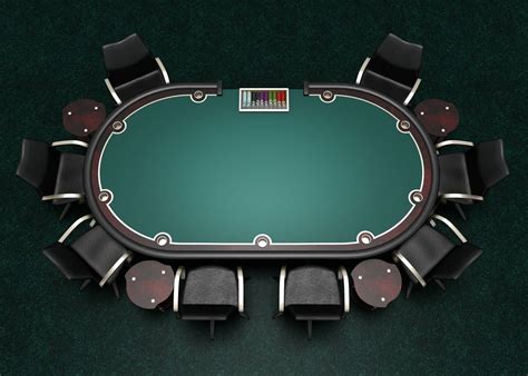 Mesa De Poker Royalty Free