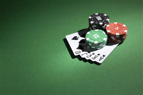 Mesa De Poker Royalty Free